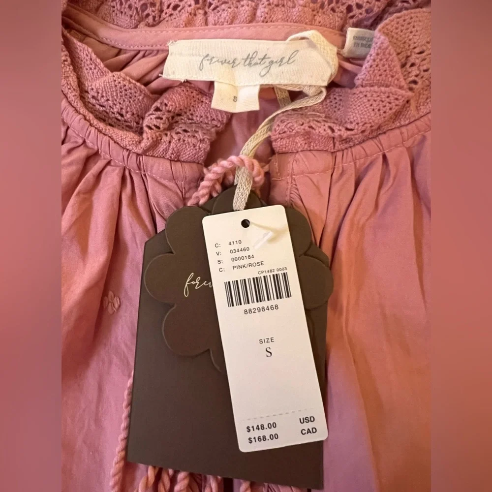 Forever That Girl Long-Sleeve V-Neck Peasant Blouse - Picture 11 of 11
